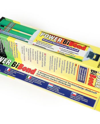 2-Komponenten Klebstoff -POWER BiBond- 24ml Doppelspritze inklusive Mischrohr - beständig gegen Öl, Kraftstoff, Chemikalien